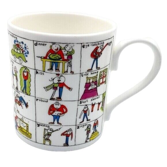 A-Z of Husbands Nicola Streeten Mug Funny Anniversary Scotland McLaggan Smith - Picture 3 of 7